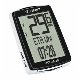 Fahrradcomputer Sigma BC 16.16 drátový schwarz