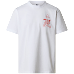 Herren-T-Shirt The North Face M Mountain Play Relaxed Short Sleeve Tee-Graphic weiß TNF WHITE