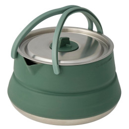 Kanne Sea to Summit Detour Stainless Steel Collapsible Kettle 1.6L silber/grün Laurel Wreath Green