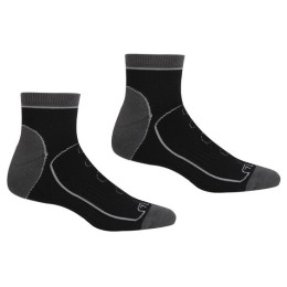 Herrensocken Regatta Samaris TrailSock schwarz/grau Black/Dkstee