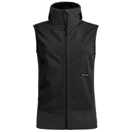 Damenweste Ortovox Ortler Softshell Plus Vest schwarz Black Raven