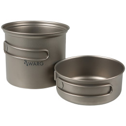 Geschirrset Warg Hyperion Titan Cook Set grau