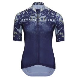 Damen-Radtrikot Silvini Mottolina dunkelblau navy