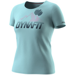 Damen-Funktionsshirt Dynafit Transalper Graphic S/S Tee W blau/hellblau 8051 - marine blue/6240