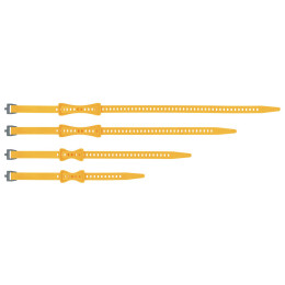 Set Universalriemen Sea to Summit Stretch-Loc Set - 20mm 4 Pack gelb Yellow