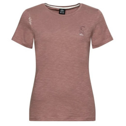 Damen-T-Shirt Chillaz Valencia Tea Up weinfarbe Wine