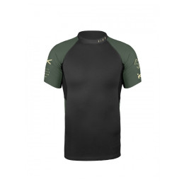 Herren-Funktionsshirt Hiko Symbio e.S/S Top grün/schwarz