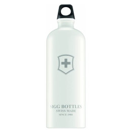 Flasche Sigg Swiss Emblem 0,6 l weiß White