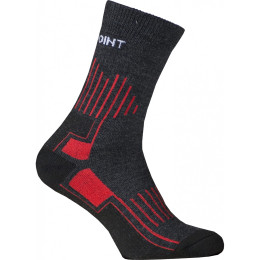 Socken High Point Lord 2.0 Merino schwarz/rot Black/Red