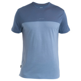 Herren-Funktionsshirt Icebreaker Men Merino 125 Cool-Lite™ Sphere III SS Tee Colour Block blau Kyanite/Dawn/Cb