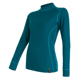 Damen-Funktionsshirt Sensor Double Face Langarm blau Sapphire