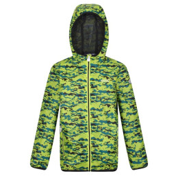 Kinderjacke Regatta Printed Lever (2023) grün BrightKiwCam