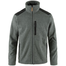 Herren-Sweatshirt Fjällräven Buck Fleece hellgrau Grey-Melange