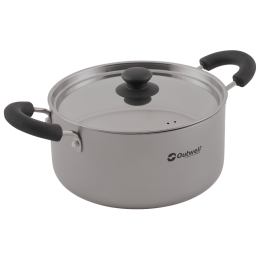 Kochtopf Outwell Feast Ceramic Pot 3 L grau/schwarz Black&Grey