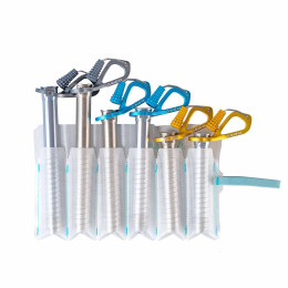 Hülle Blue Ice Rollup Ice Screw Holder blau