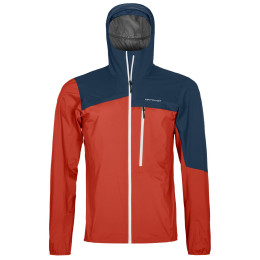 Herrenjacke Ortovox 2.5L Civetta Jacket M rot/blau cengia rossa