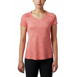 Damen-T-Shirt Columbia Zero Rules rosa BrightPoppyHeather