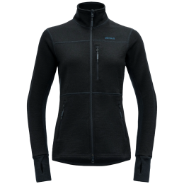 Damen Funktions-Sweatshirt Devold Thermo Wool Jkt Wmn schwarz INK