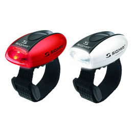 Vorder- / Rücklicht Sigma Micro červená+bílá rot/weiß