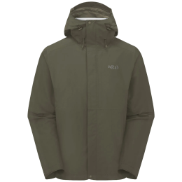 Herrenjacke Rab Downpour Jacket grün