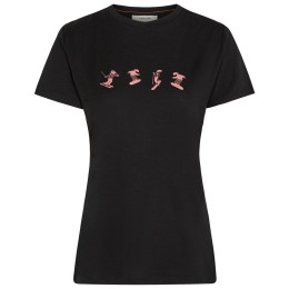 Damen-T-Shirt Icebreaker Women Merino 150 Tech Lite SS Tee Snow Day schwarz Black