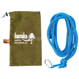 Zubehör für Hängematten Hamaka.eu Seil mit Karabiner 5 Meter
