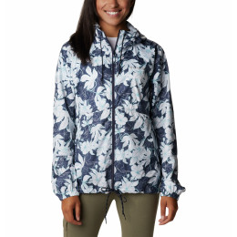 Damenjacke Columbia Flash Forward Printed Windbreaker blau Nocturnal Lakeshore Floral Print