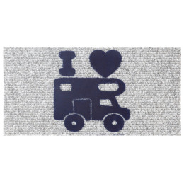 Fußmatte Brunner Hello Camper grau