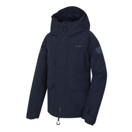 Kinderjacke Husky Nigalo K (2022) schwarz/blau