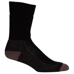 Herrensocken Icebreaker Mens Hike+ Medium Crew schwarz Black/Mink/Monsoon