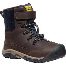 Kinder Winterschuhe Keen Kanibou Wp Youth braun java/naval academy