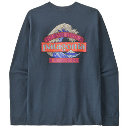 Herren-T-Shirt Patagonia Long-Sleeved Great Waves Responsibili-Tee