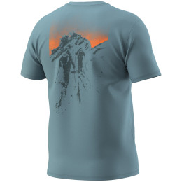 Herren T-Shirt Dynafit Back Graphic Co T-Shirt M blau 3161 - smoke blue/APPROACH