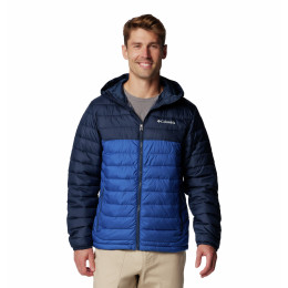 Herrenjacke Columbia Powder Lite™ II Hooded Jacket blau Mountain Blue, Collegiate Navy