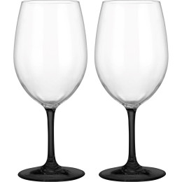 Set Gläser Brunner Wineglass Thango Black & White weiß