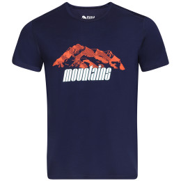 Herren-T-Shirt Zulu Merino Mountains 160 Short Comfy blau Navy
