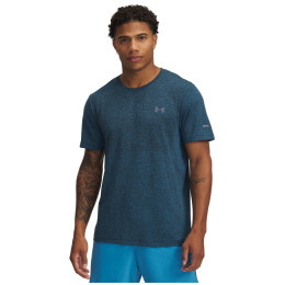 Herren-Funktionsshirt Under Armour Seamless Stride SS dunkelblau Ether Blue / / Reflective