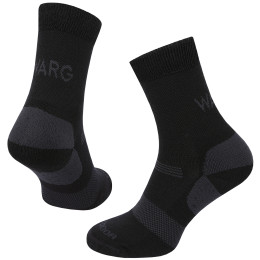 Herrensocken Warg Merino Hike M schwarz black