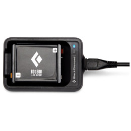 Aufladbare Batterie mit Ladegerät Black Diamond Bd 1800 Battery & Charger schwarz