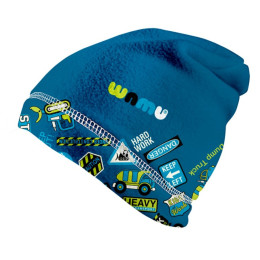 Kindermütze WAMU Bagr blau