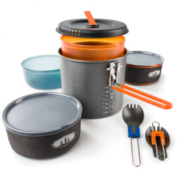 Geschirrset GSI Outdoors Pinnacle Dualist grau