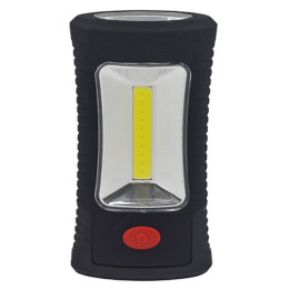LED-Leuchte Solight 3W COB + 3 SMD LED schwarz