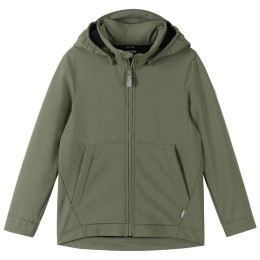 Kinder-Softshell-Jacke Reima Koivula grün Greyish green