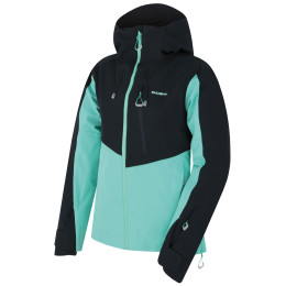 Damenjacke Husky Mistral L schwarz black blue/turquoise