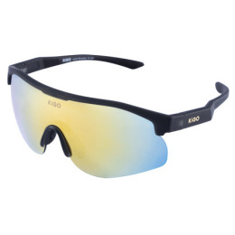 Kinder-Sonnenbrille KiGO Joyful Dynamic schwarz Dark Black