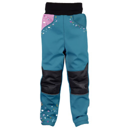 Kinder Softshellhose WAMU Jednorožci blau
