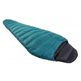 Daunenschlafsack Warmpeace Solitaire 250 170 cm grün TealGreen/Black