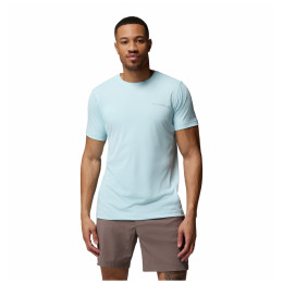 Herren-T-Shirt Columbia Zero Rules™ Light SS Crew hellblau Marine Light