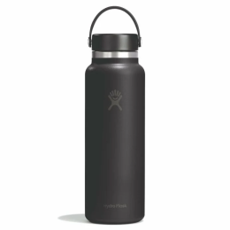 Thermokanne Hydro Flask 40 Oz Wide Flex Cap schwarz Black
