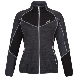 Damen-Sweatshirt Regatta Wmn Hepley F Zip II grau/schwarz Seal Grey/Black